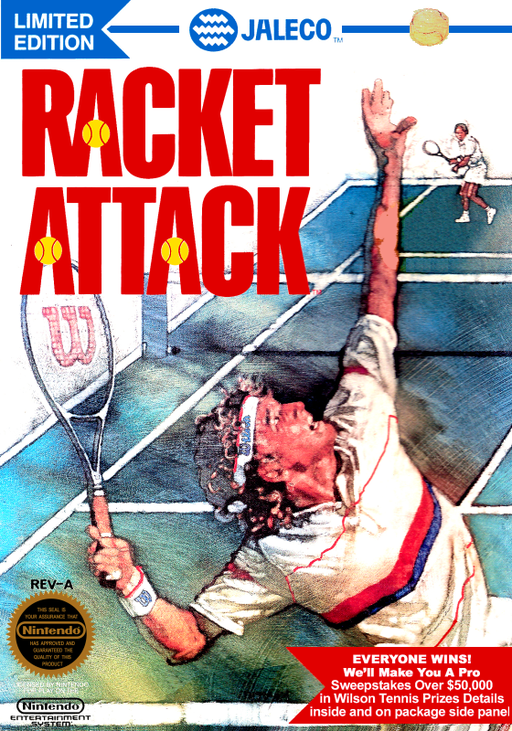 Racket Attack (USA) box art